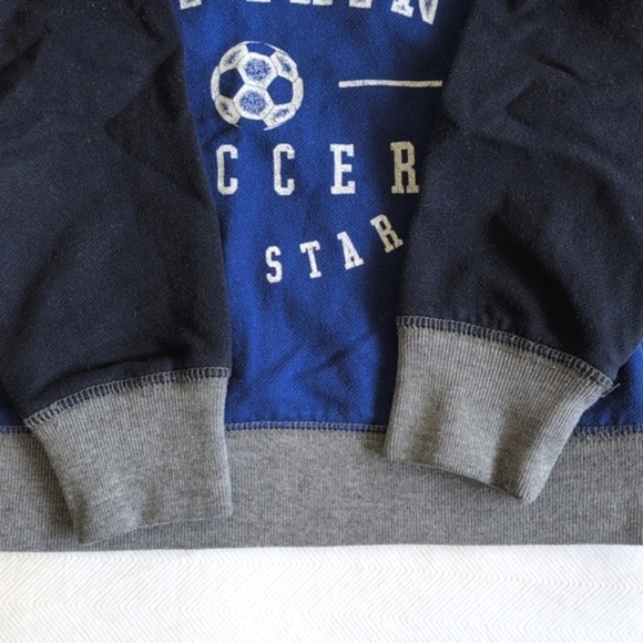 children's place soccer graphic raglan sleeve sweatshirt 3T toddler boys - Picture 5 of 6